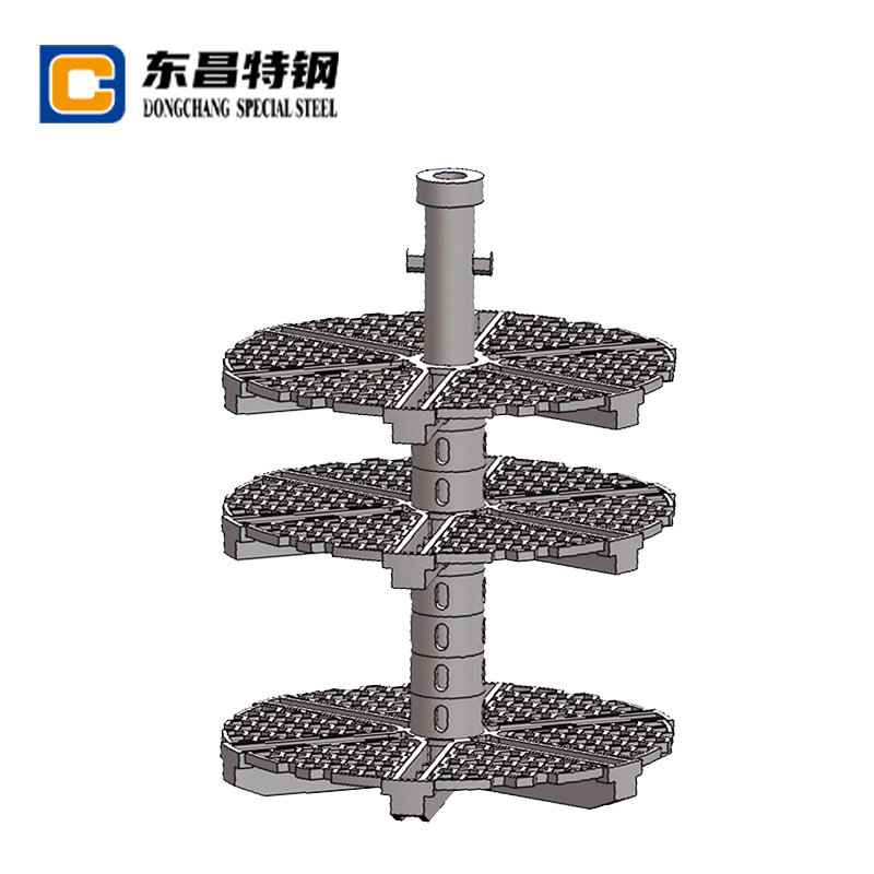 Équipement de levage multicouche pour le traitement thermique de four de puits Castings
